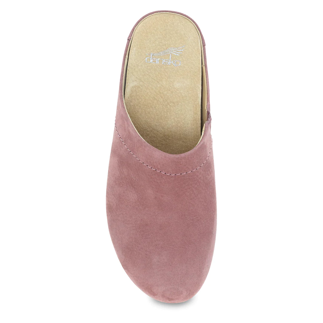 Women's Dansko Mariella Color: Rose Milled Nubuck Mule 3