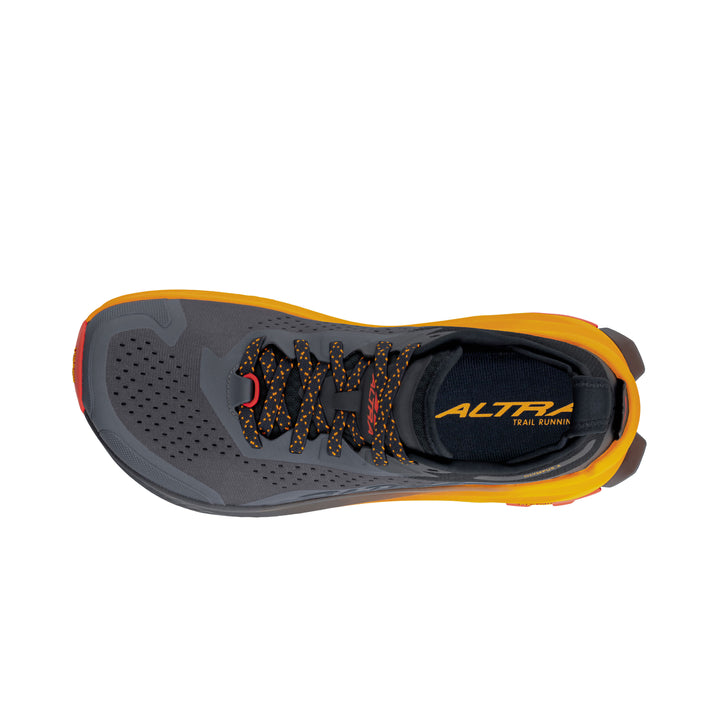 Men's Altra Olympus 6 Color: Black/Orange 4