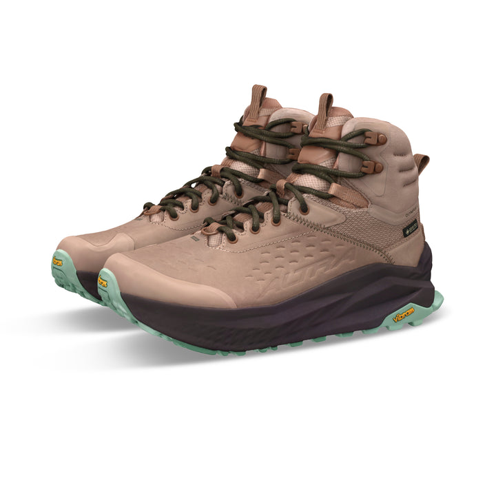 Women's Altra Olympus 6 Hike Mid GTX Color: Tan  5