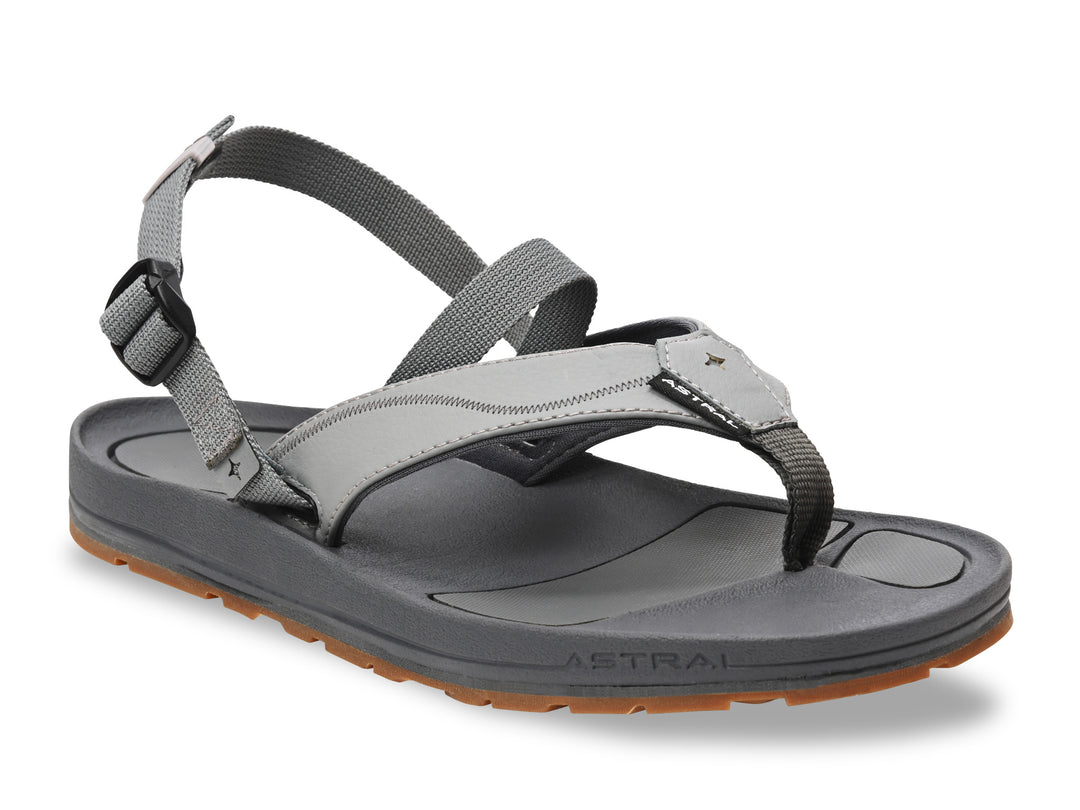 Men's Astral Filipe Flip Flops Color: Seagull Gray