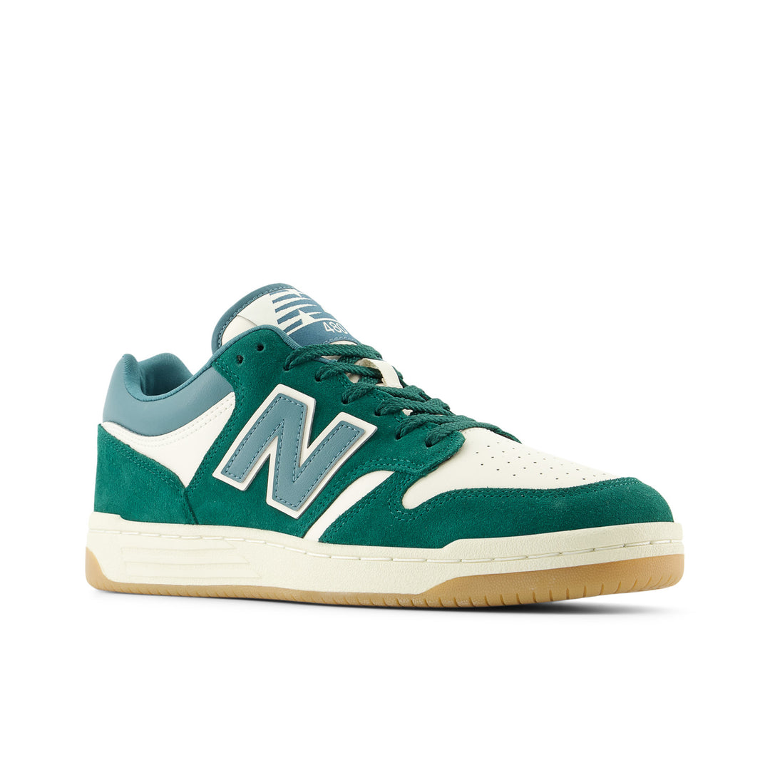 Unisex New Balance 480 Color: Marsh Green Linen 3