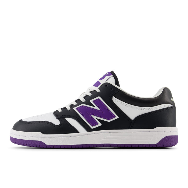 Unisex New Balance 480 Color: Black/White 6