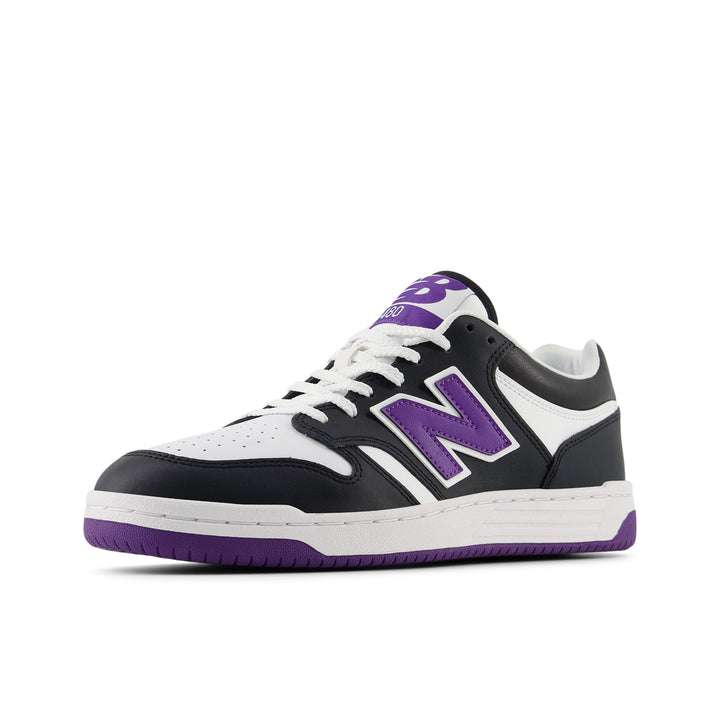 Unisex New Balance 480 Color: Black/White 8