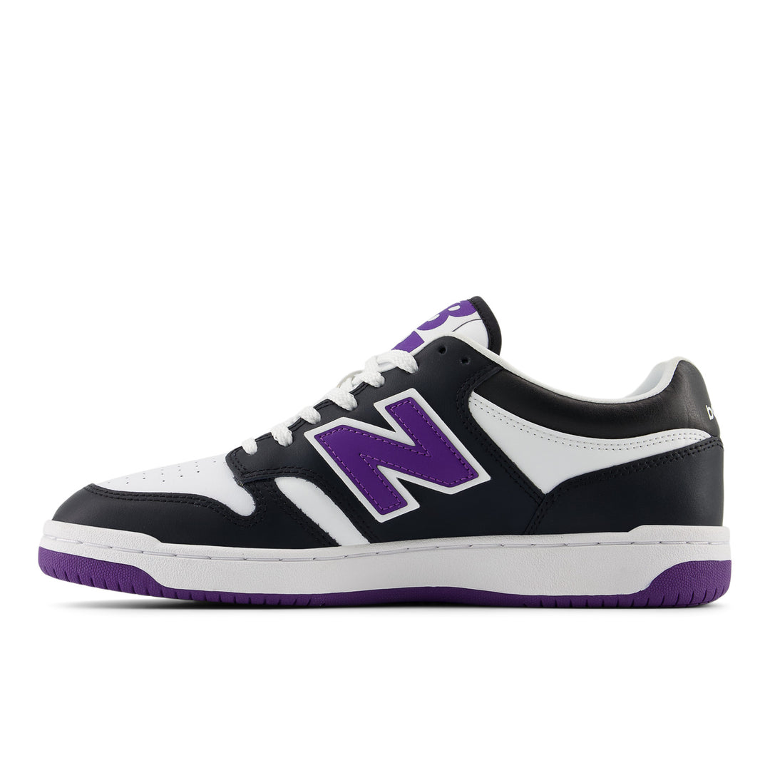 Unisex New Balance 480 Color: Black/White 2