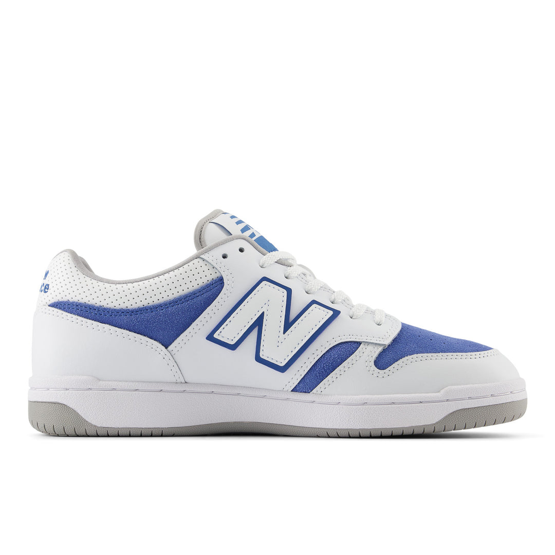 Unisex New Balance 480 Color: White/Royal Blue 8