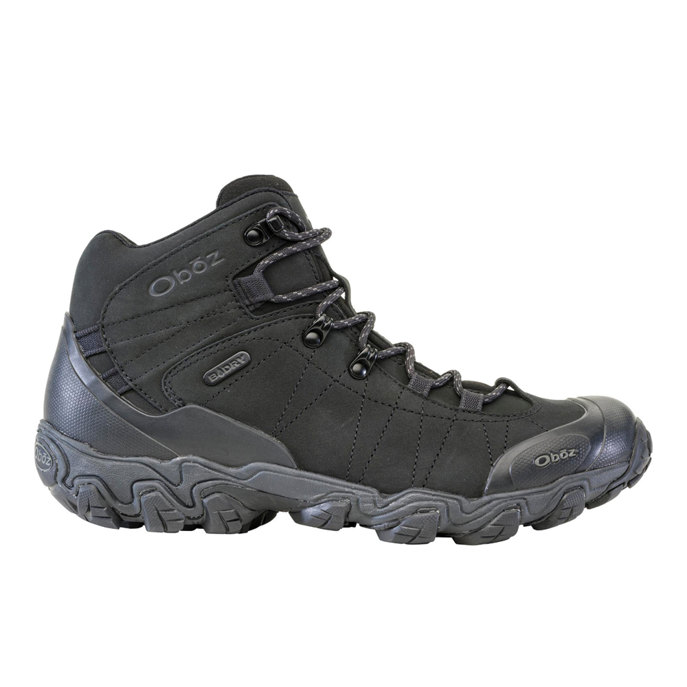 Men's Oboz Bridger Mid Waterproof Color: Black Sea 2