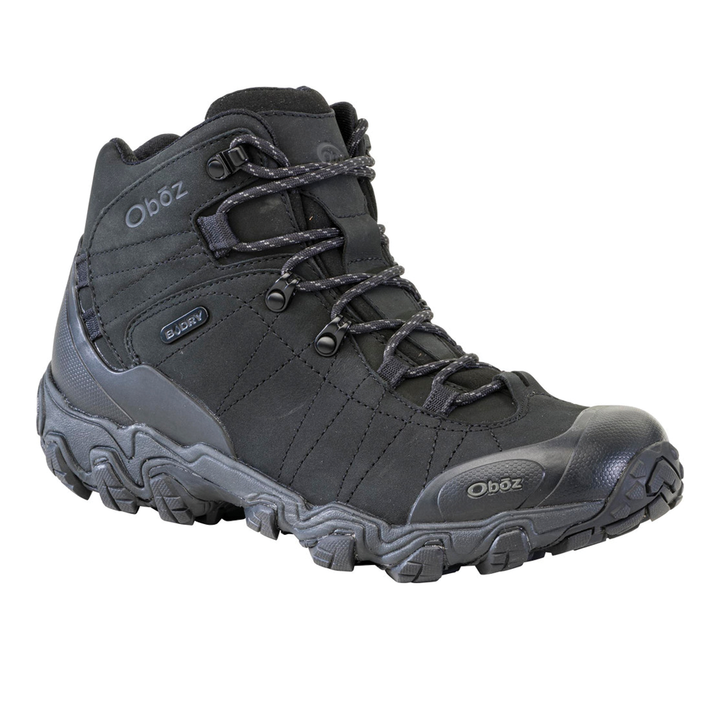 Men's Oboz Bridger Mid Waterproof Color: Black Sea 1