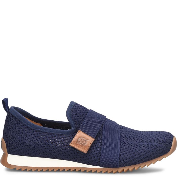 Women's Born Newbury Color: Navy Knit Fabric 2