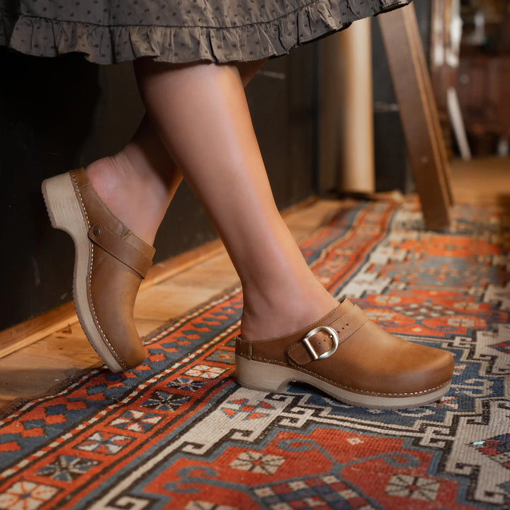 Women's Dansko Baylor Mule Color: Tan Oiled  8