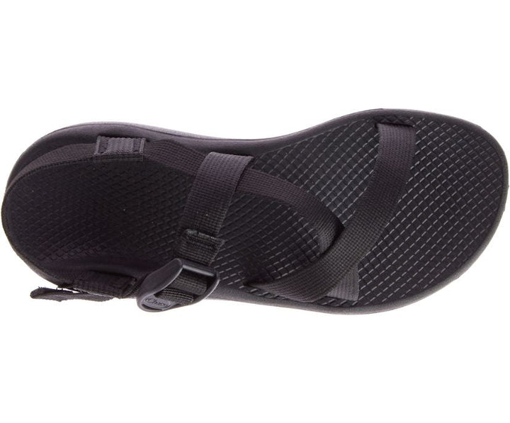 Women's Chaco Z/Cloud Sandal Color: Solid Black (WIDE WIDTH)