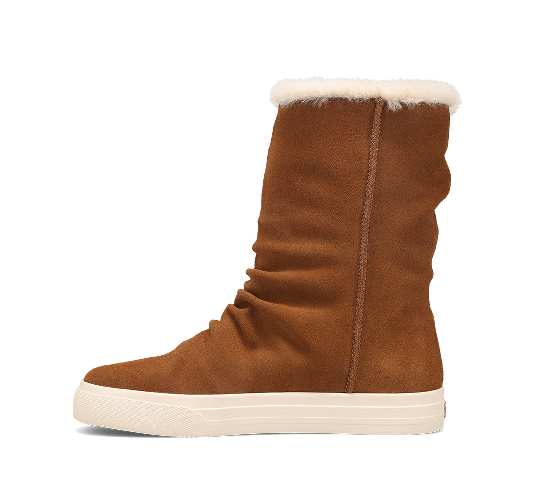 Women's Taos Cozy Chic Color: Chestnut Suede  3