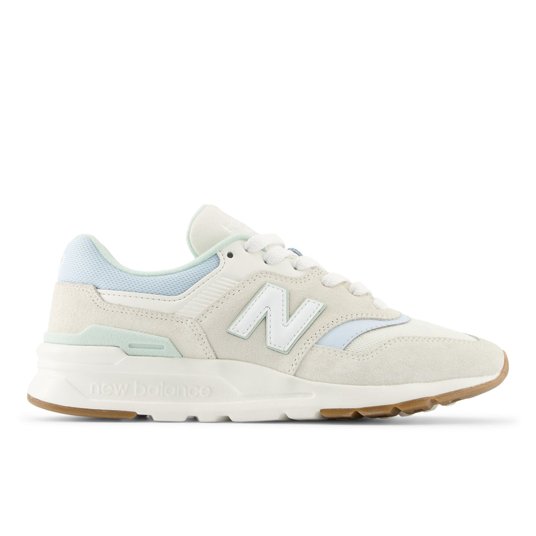 Women's New Balance 997H Color: Sea Salt/ Quarry Blue 1