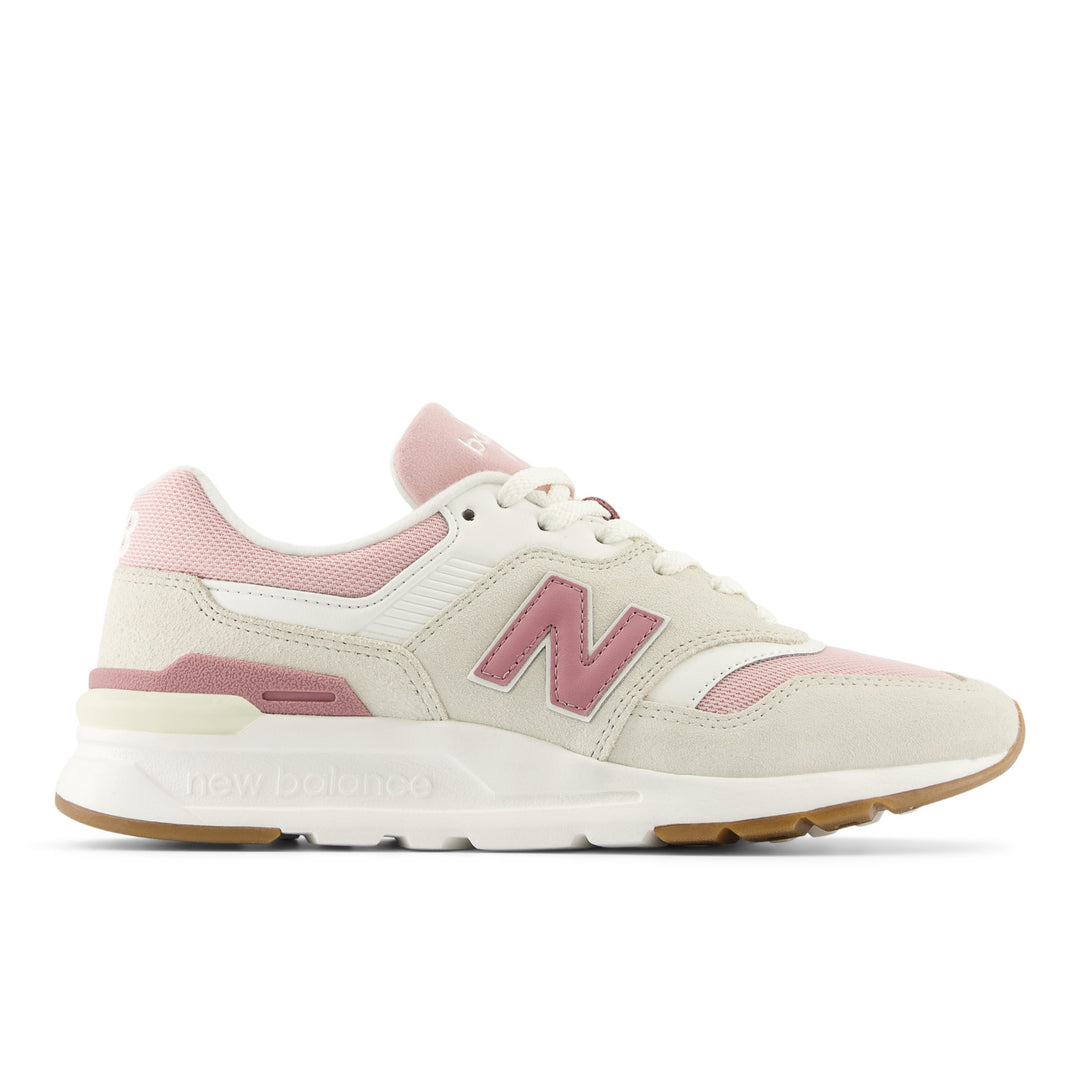 Women's New Balance 997H Sneaker Color: Turtledove / Orb Pink  1