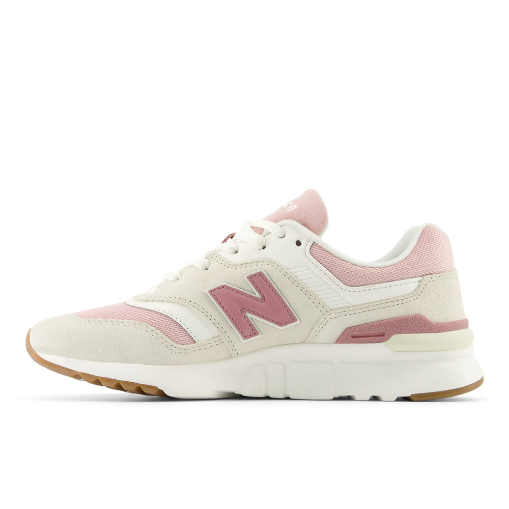 Women's New Balance 997H Sneaker Color: Turtledove / Orb Pink  2