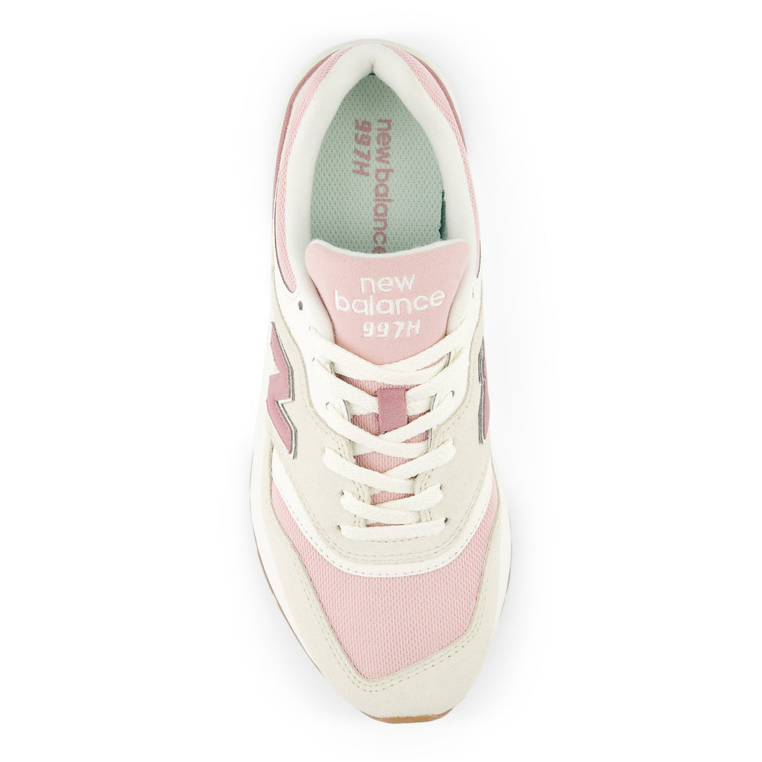 Women's New Balance 997H Sneaker Color: Turtledove / Orb Pink  3