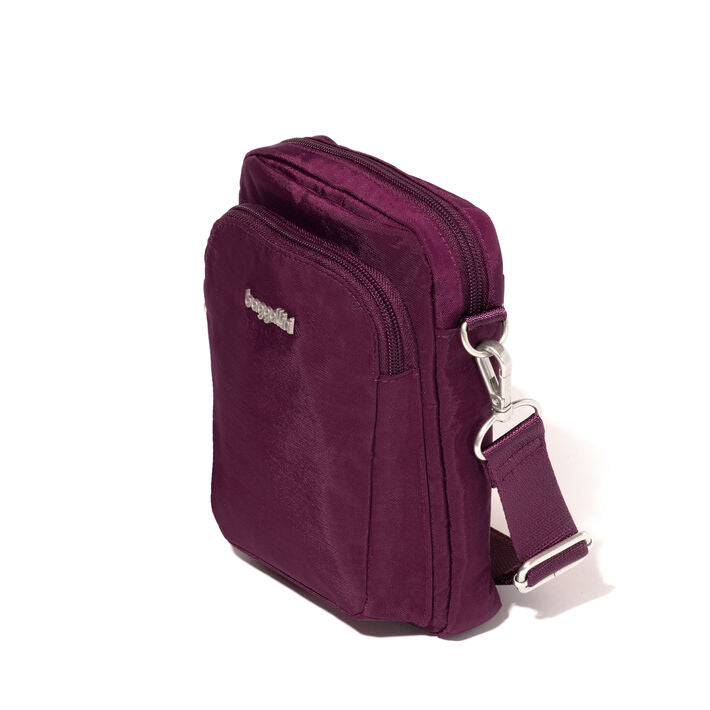 Baggalllini Modern Everywhere Explorer Crossbody Color: Mulberry 2