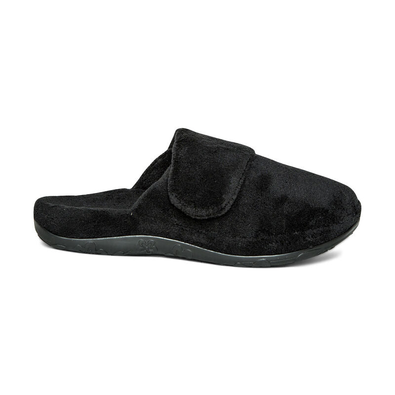 Women's Aetrex Mandy Closed Toe Slipper Color: Black 2