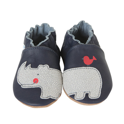 Robeez Friends Wrap Around Soft Soles Color: Navy  2