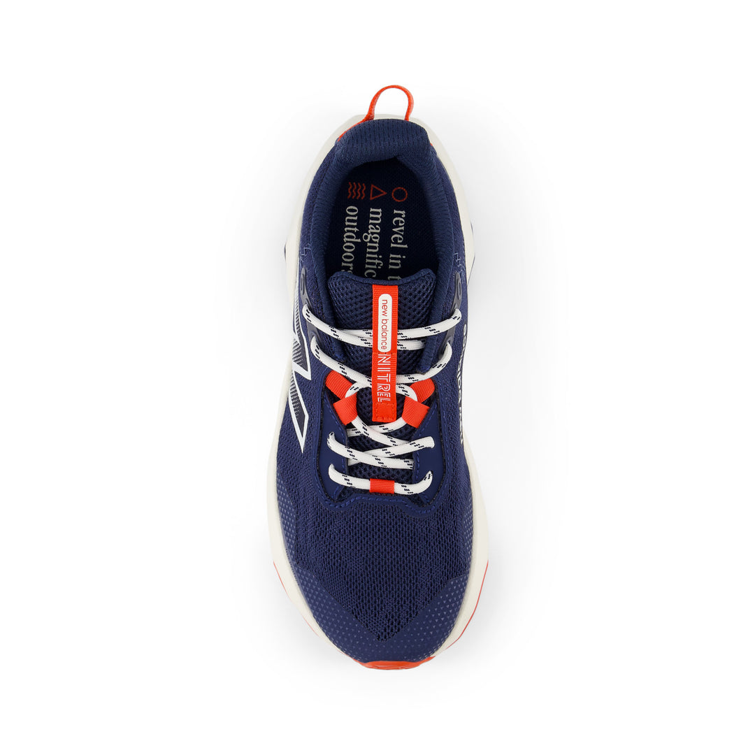 Big Kid's New Balance DynaSoft Nitrel v6 Color: NB Navy/Neo Flame 4