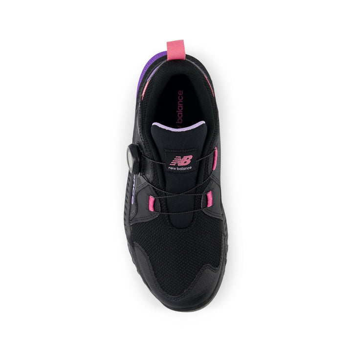 Big Kid's New Balance DynaSoft Trail Magic BOA Color: Black/ Lilac Glo  3