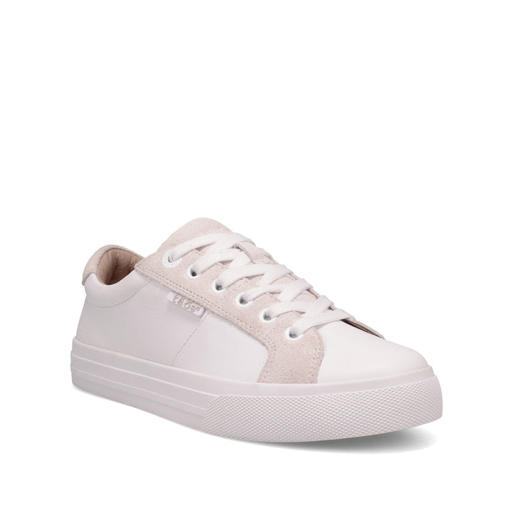 Women's Taos Heart & Soul Lux Color: White/Ice Suede  1