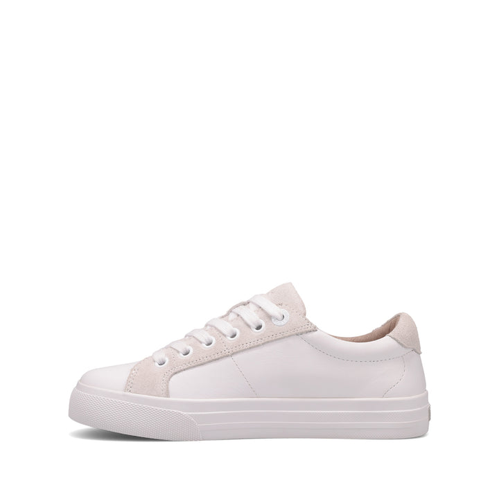 Women's Taos Heart & Soul Lux Color: White/Ice Suede  5