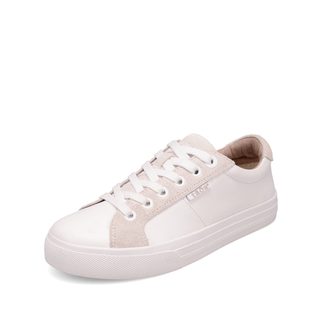 Women's Taos Heart & Soul Lux Color: White/Ice Suede  7