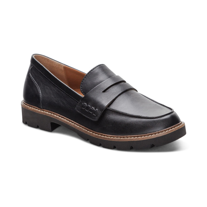 Women 's Aetrex Collette Arch Support Loafer Color: Black  1