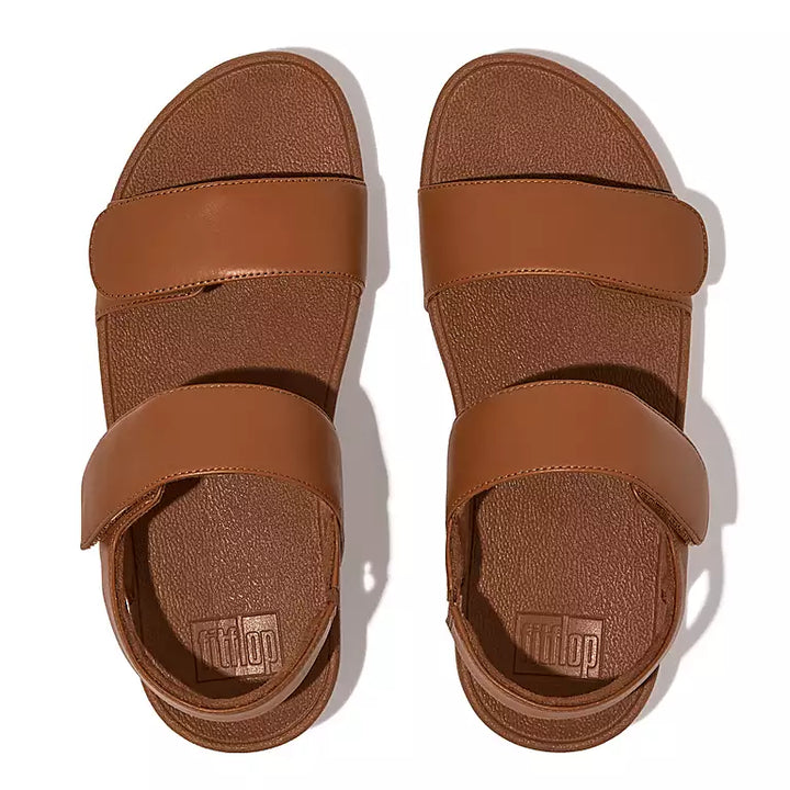 Women's Fitflop Lulu Adjustable Leather Sandals Color: Light Tan 2