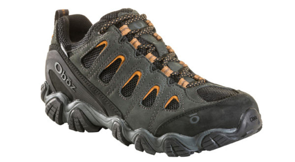 Men's Oboz Sawtooth II Low Waterproof Color: Shadow/Burlap (REGULAR & WIDE WIDTH) 1