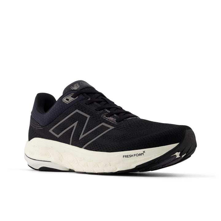 Men's New Balance Fresh Foam X 860v14 Color: Black with Phantom and Sea Salt  4