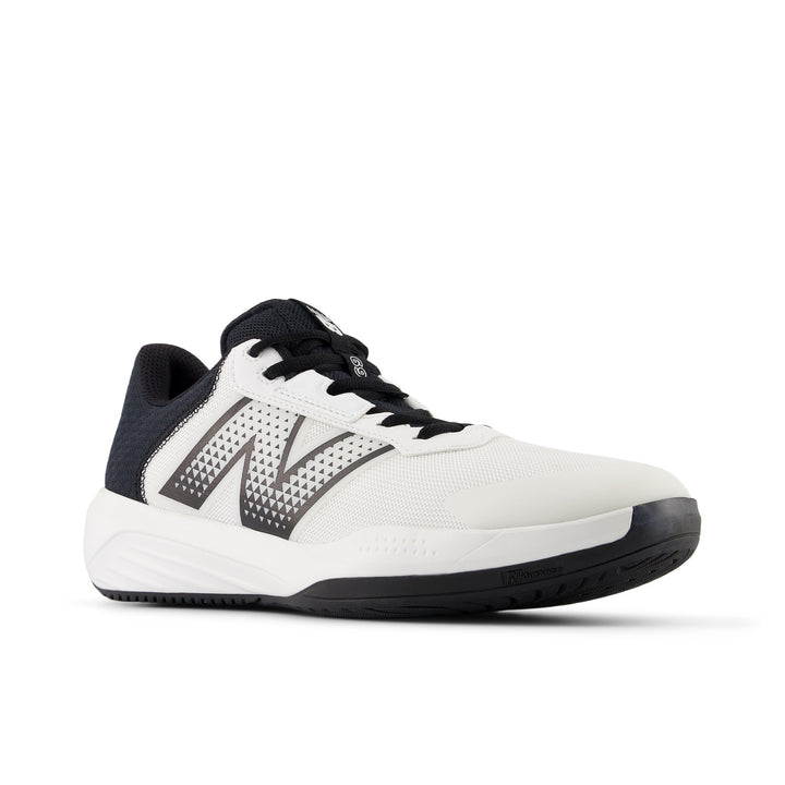 Men's New Balance 696v6 Color: White with Black  4