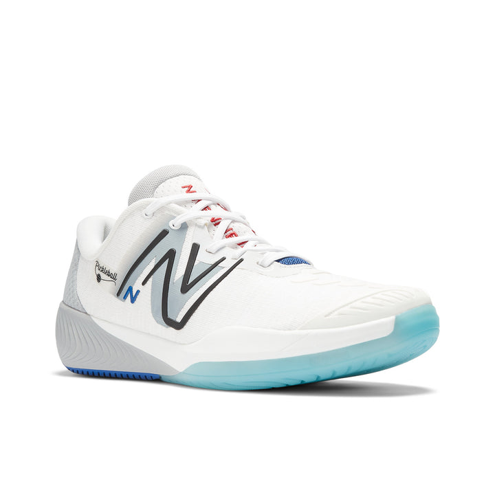 Men's New Balance FuelCell 996v5 Pickleball Color: White with Grey & Team Royal 7