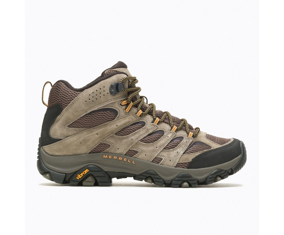 Men's Merrell Moab 3 Mid Color: Walnut (WIDE WIDTH) 2