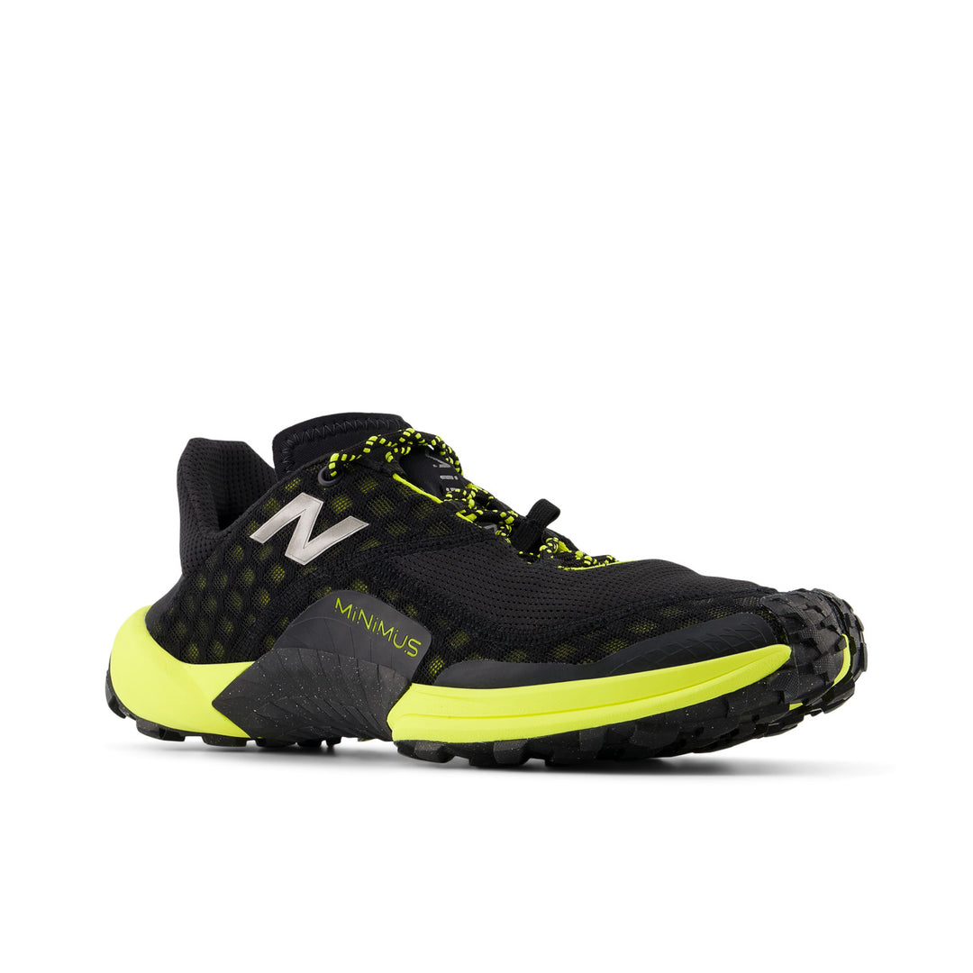 Men's New Balance Minimus Trail Color: Black/Firefly 7