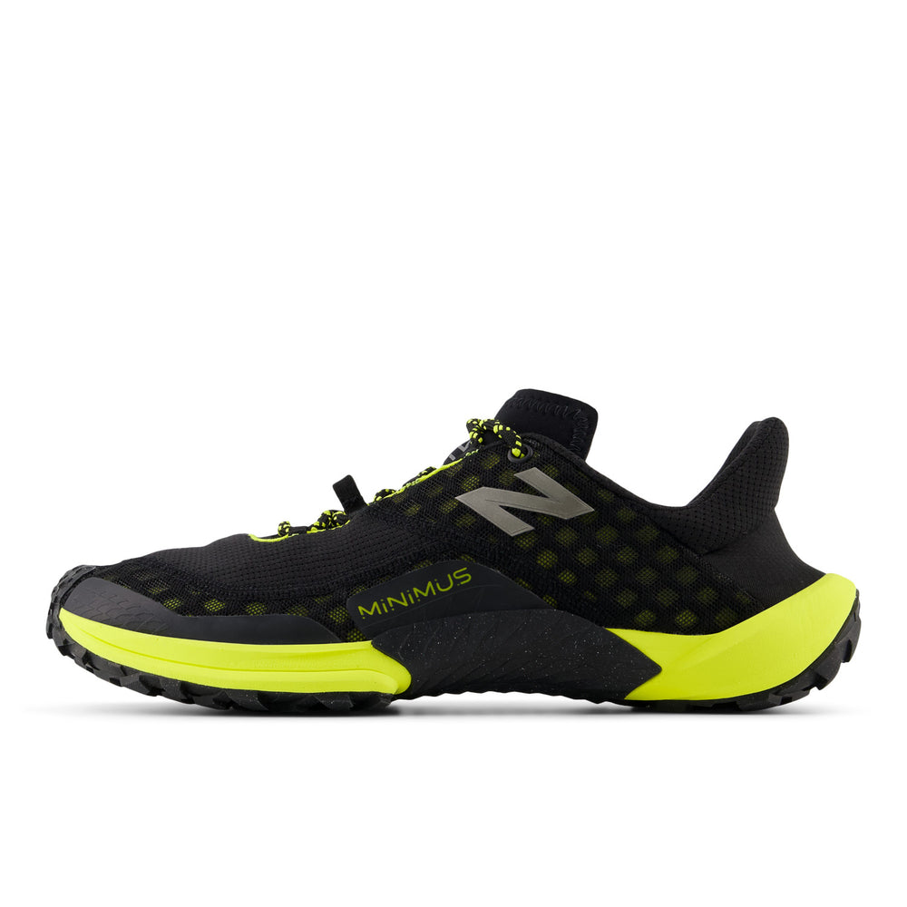 Men's New Balance Minimus Trail Color: Black/Firefly 2