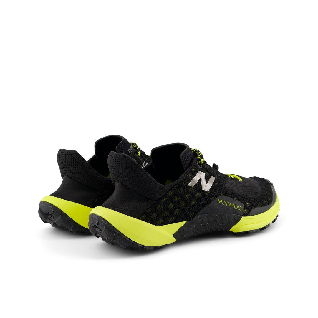 Men's New Balance Minimus Trail Color: Black/Firefly 10