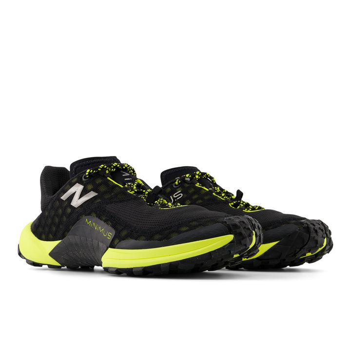 Men's New Balance Minimus Trail Color: Black/Firefly 4