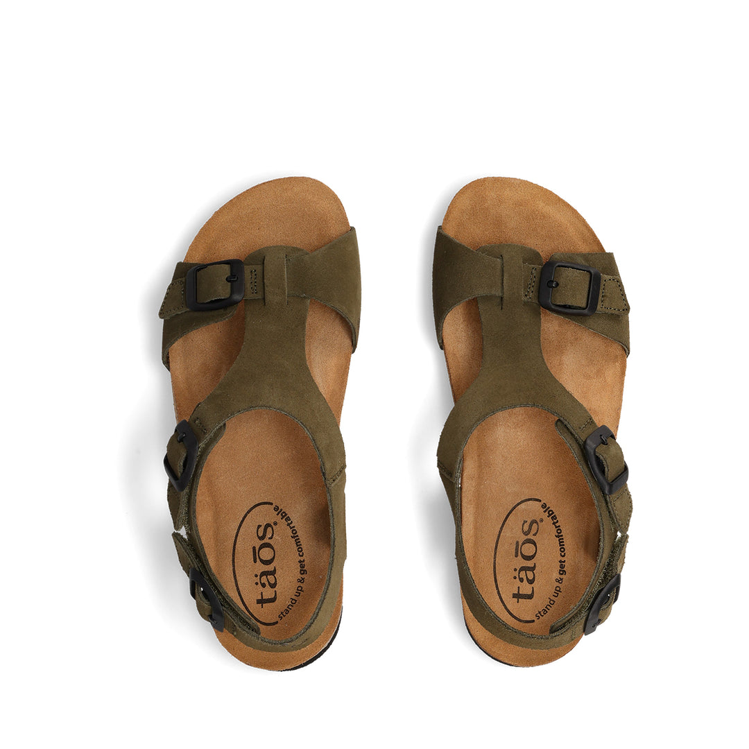 Women's Taos MVP Sandal Color: Olive