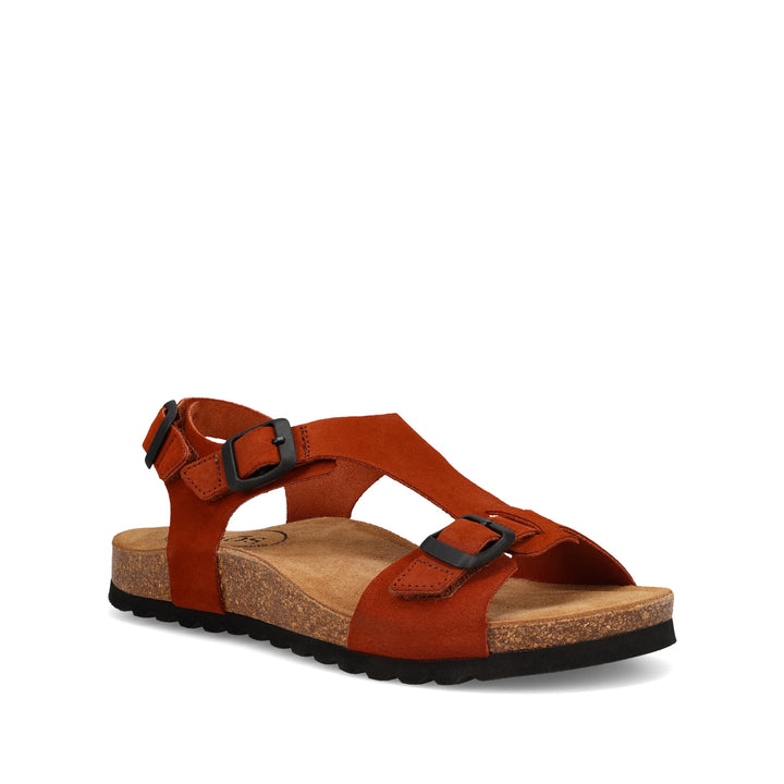 Women's Taos MVP Sandal Color: Rust 1