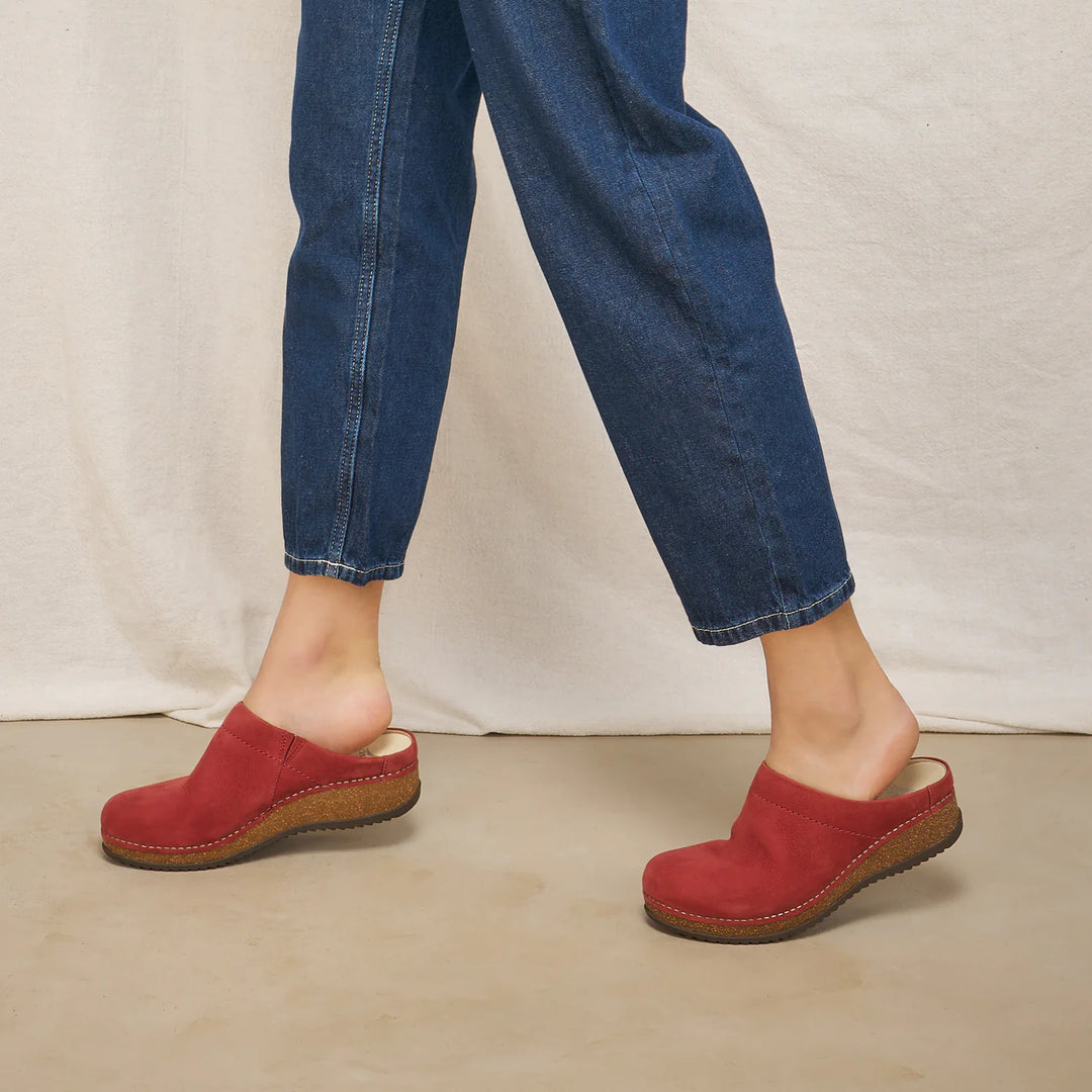 Women's Dansko Mariella Mule Color: Cayenne Milled Nubuck  