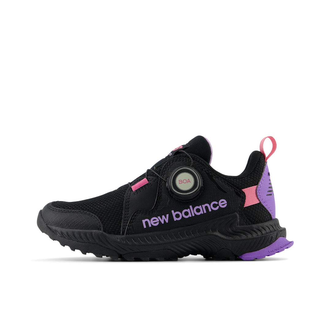 Little Kid's DynaSoft Trail Magic Boa Color: Black/Violet Crush  6