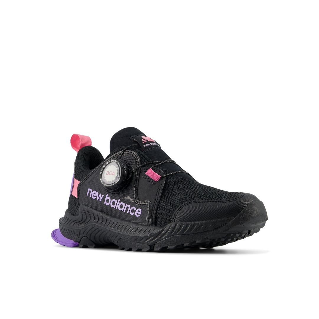 Little Kid's DynaSoft Trail Magic Boa Color: Black/Violet Crush  4