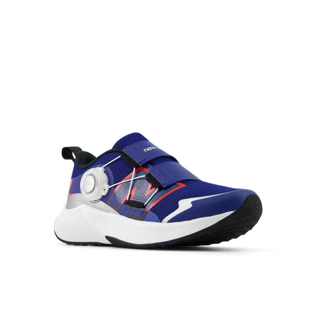 Little Kid's New Balance DynaSoft Reveal v4 BOA Color: Inkwell /Team Red 4