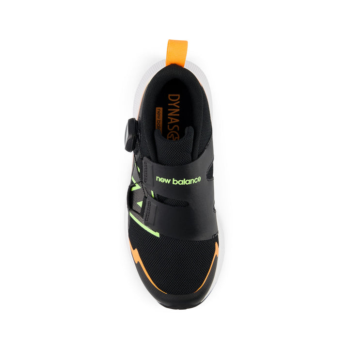 Little Kid's New Balance DynaSoft Reveal v4 BOA Color: Black with Lime Glo 3