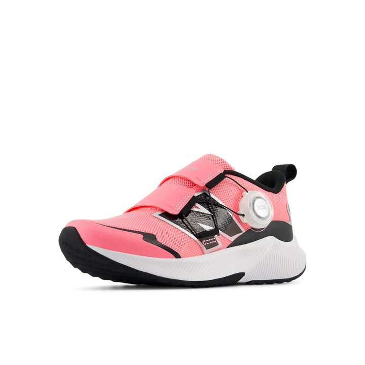 Little Kid's New Balance DynaSoft Reveal v4 BOA Color: Ultra Pink with Black 8