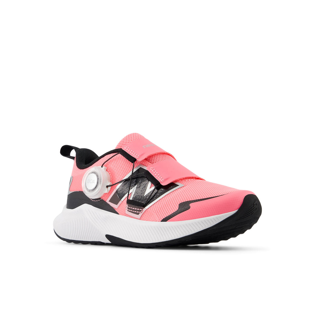 Little Kid's New Balance DynaSoft Reveal v4 BOA Color: Ultra Pink with Black 4