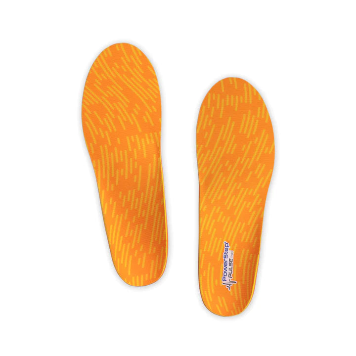 PowerStep PULSE Thin Insoles | Arch Pain Relief Insert, For Cleats and Spikes