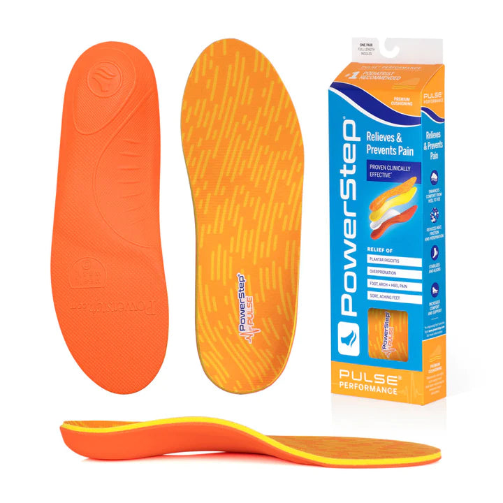 PowerStep PULSE Performance Insoles | Running Shoe Pain Relief Orthotic 