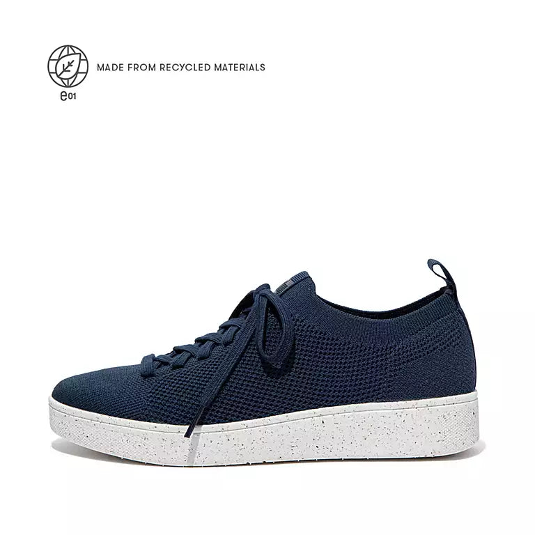 Women's Fitflop Rally e01 Multi-Knit Sneakers Color: Midnight Navy 1